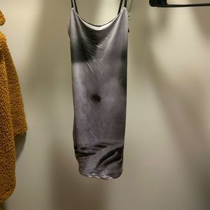 90’s Midi Dress from Pretty Little Thing, gray cot